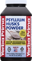 Psyllium Husks Powder (Порошок) -- 12 oz (Унции) Yerba Prima