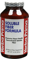 Soluble Fiber Formula -- 12 oz (Унции) Yerba Prima