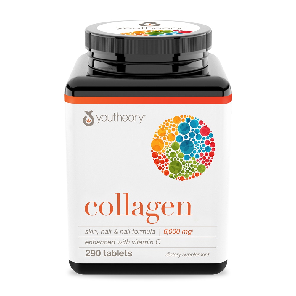 Коллаген - 6000 мг - 290 таблеток - Youtheory Youtheory