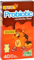 Yum V's Choc-V's Пробиотик + пребиотическое волокно Белый шоколад - 40 медведей Yum V's