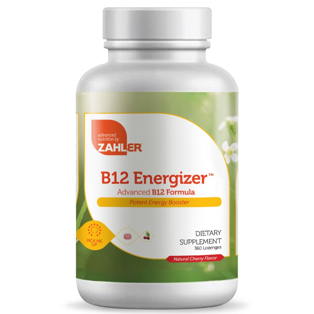 B12 Energizer™ Natural Cherry -- 360 Lozenges (Пастилки) Zahler