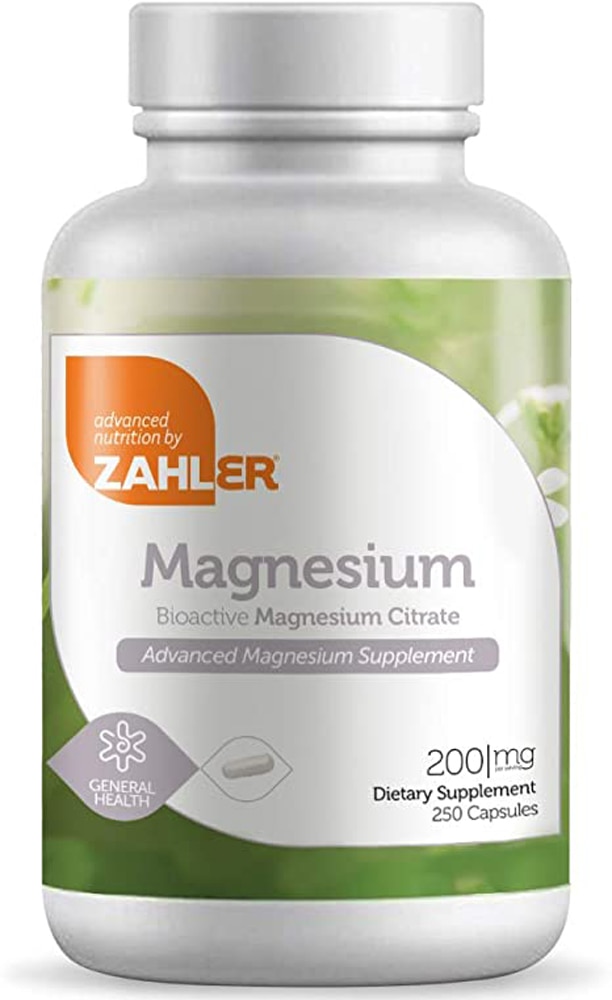 Magnesium -- 200 mg - 250 Capsules (Капсулы) Zahler