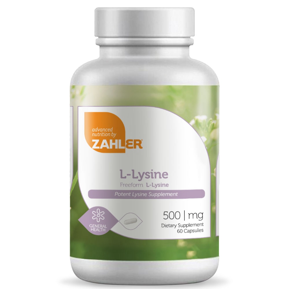 Zahler L-лизин -- 500 мг -- 60 капсул Zahler