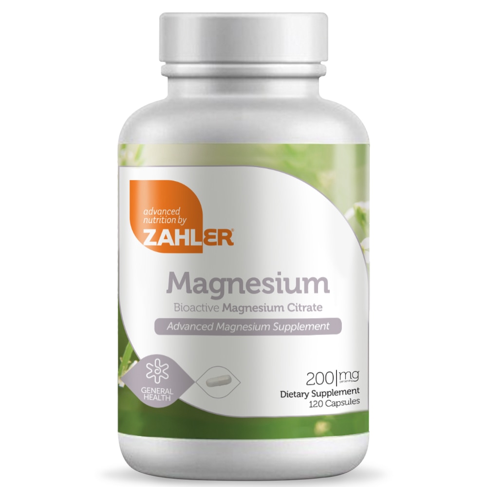 Magnesium -- 200 mg - 120 Capsules (Капсулы) Zahler