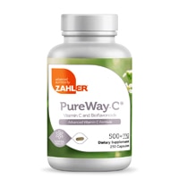 PureWay C Vitamin C and Bioflavonoids -- 500 mg - 250 Capsules (Капсулы) Zahler