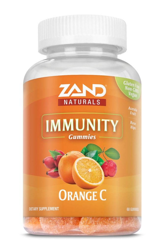 Orange C Gummies (Жевательные конфеты) Immune Boost -- 60 Gummies Zand