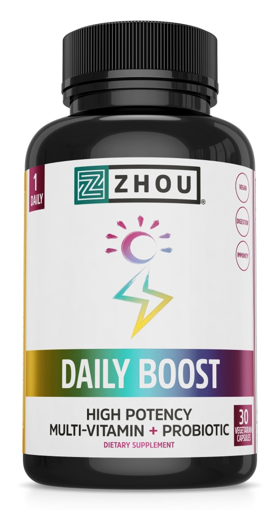 Daily Boost -- 30 Vegetarian Capsules (Вегетарианские капсулы) Zhou