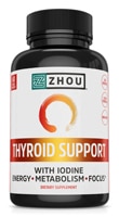 Thyroid Support with Iodine -- 60 Veggie Capsules (Капсулы на растительной основе) Zhou