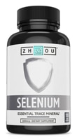 Zhou Selenium -- 200 мкг -- 100 растительных капсул Zhou