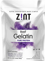 Premium Beef Gelatin Thickening Protein Powder (Порошок) -- 32 oz (Унции) Zint