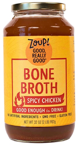 Non-GMO Bone Broth Spicy Chicken -- 32 oz (Унции) Zoup