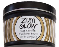 Zum Glow® Soy Candle с ладаном и миррой - 7 унций ZUM