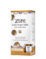 Шарики для сушки шерсти Zum со смесью ароматов - ладан и мирра - 3 шарика ZUM
