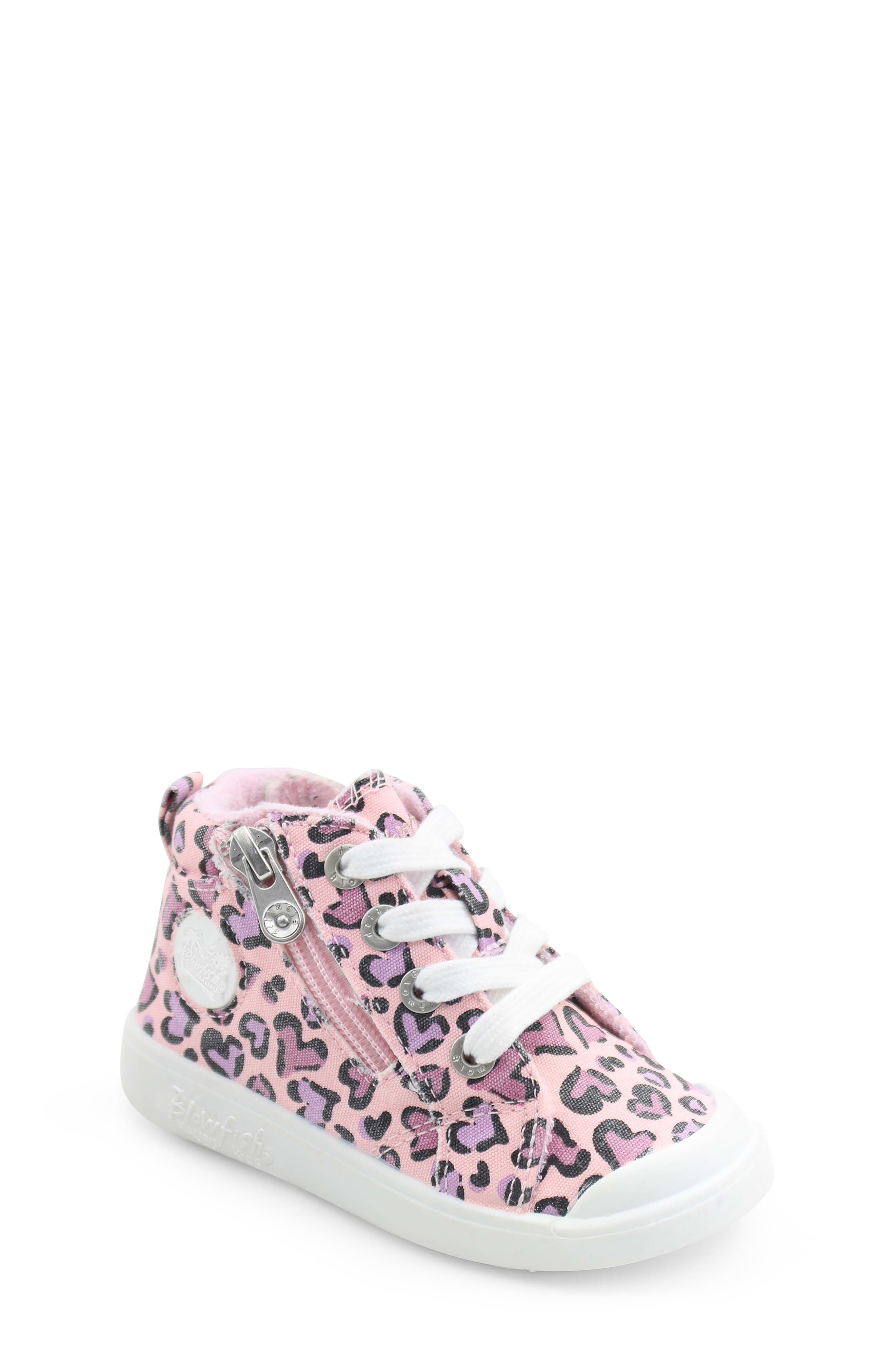 Kids' Valetta Leopard Print High Top Sneaker Blowfish Footwear