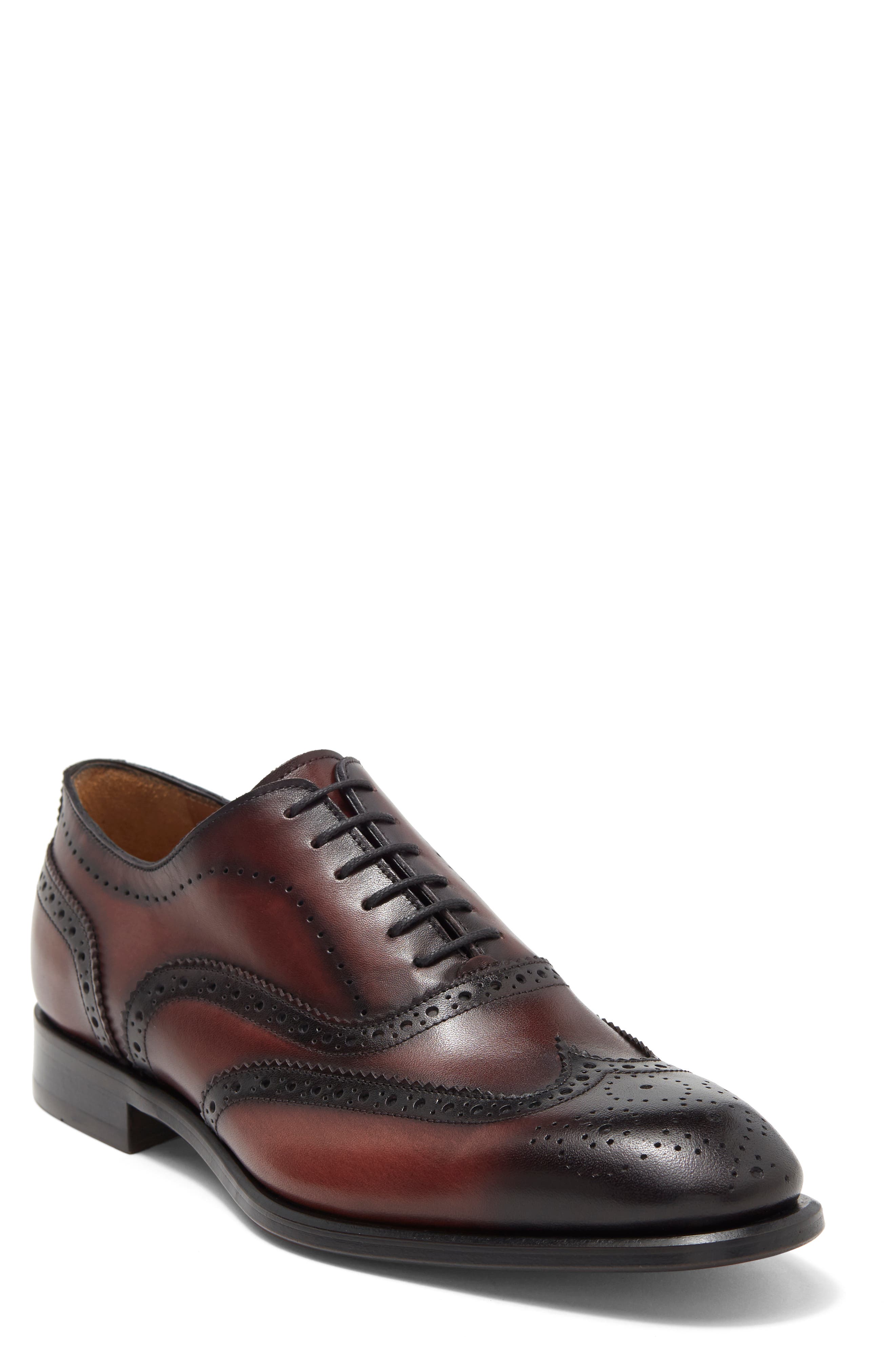 Leather Wingtip Shoe Antonio Maurizi