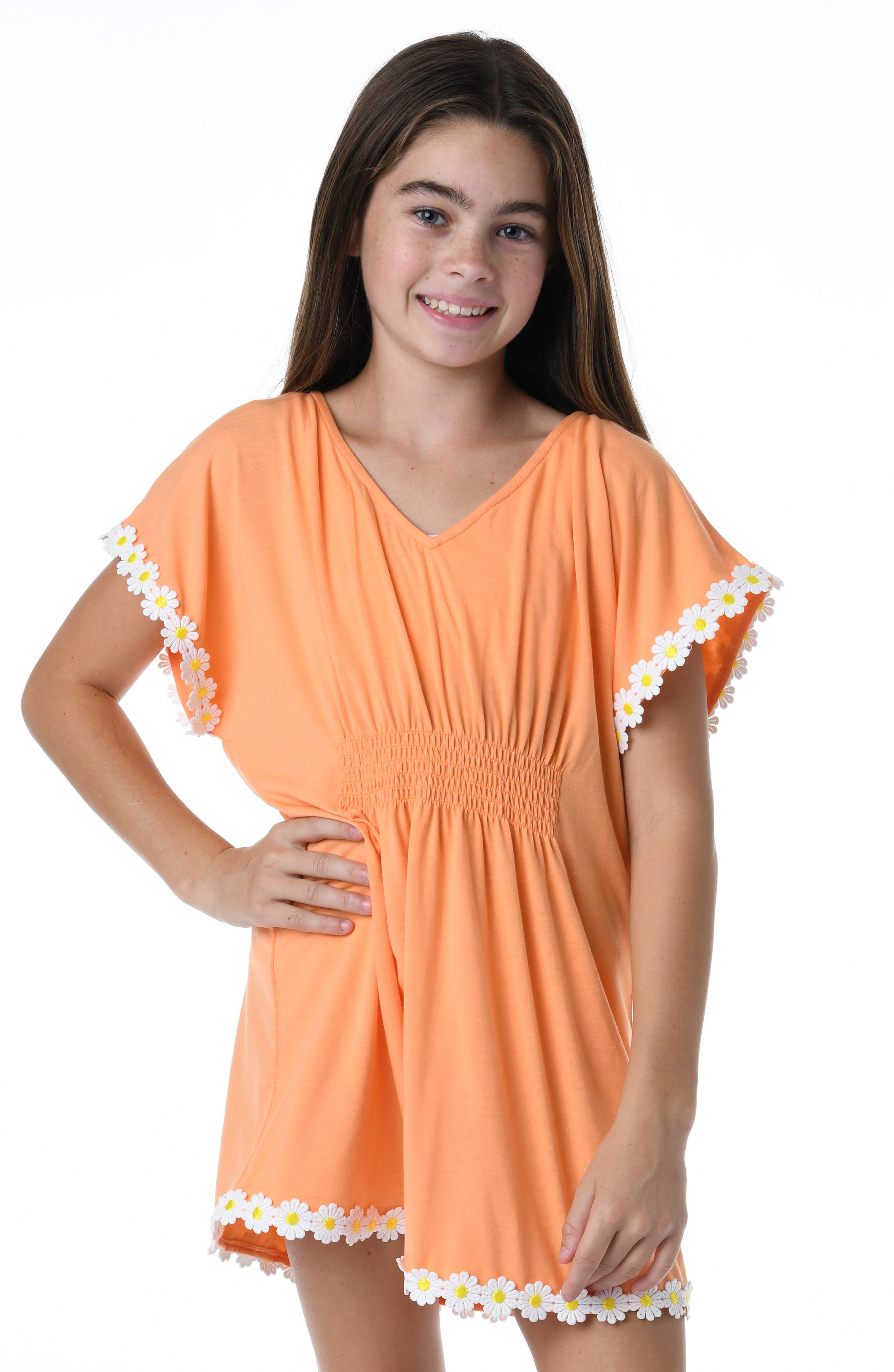 Kids' Daisy Smocked Cover-Up Dress Hobie