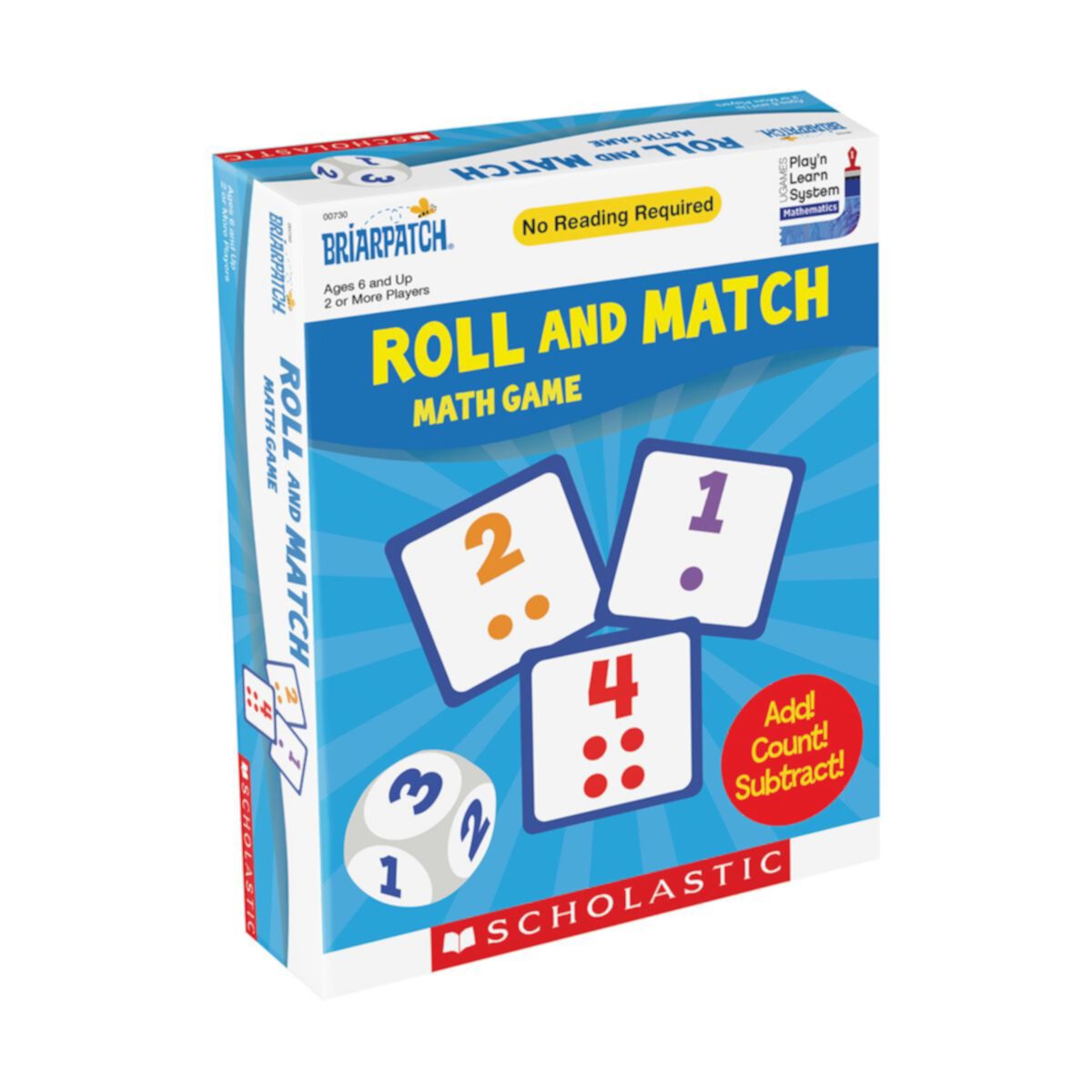 Briarpatch Scholastic Roll and Match Math Game Briarpatch