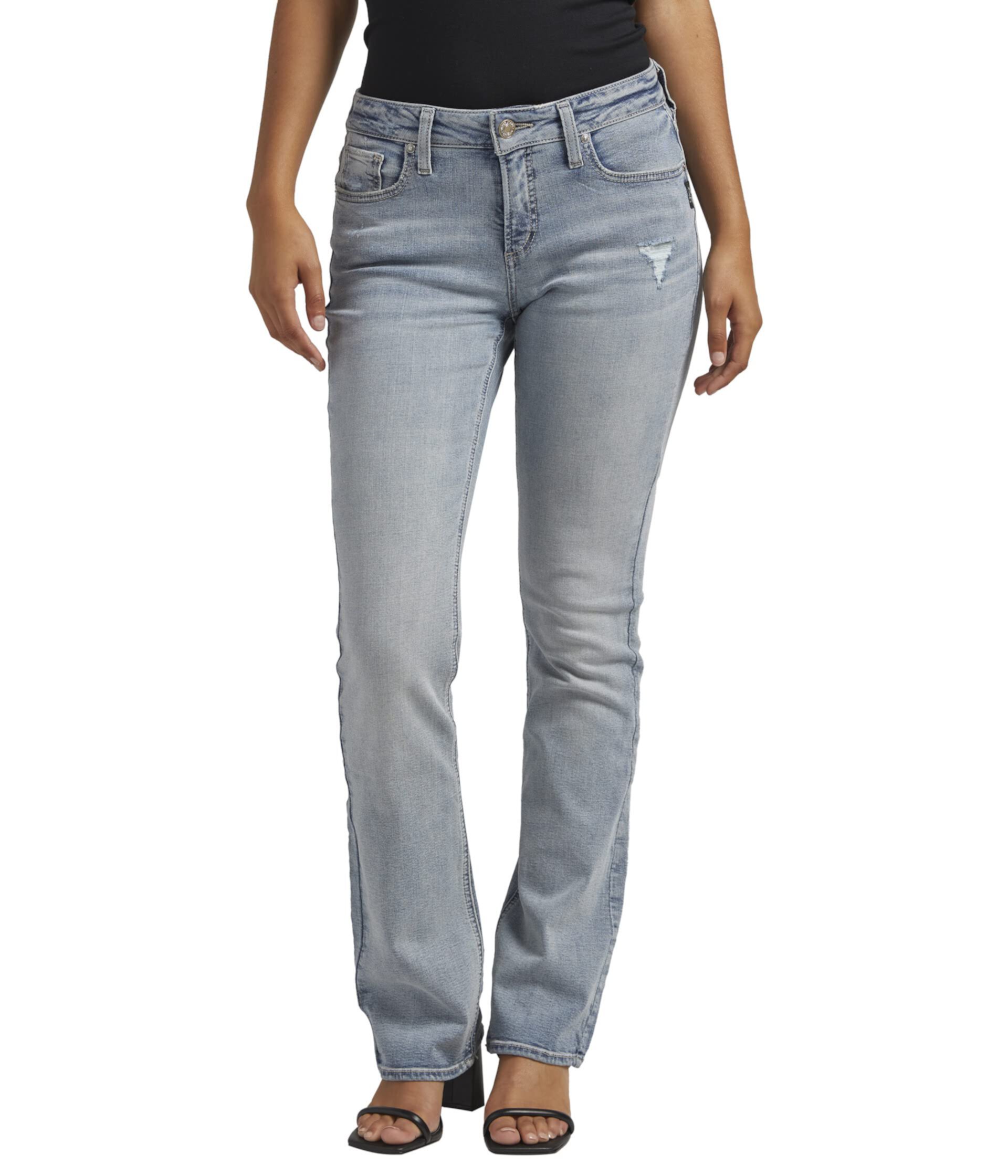 Узкие джинсы Bootcut со средней посадкой Elyse L03601CAA233 Silver Jeans Co.