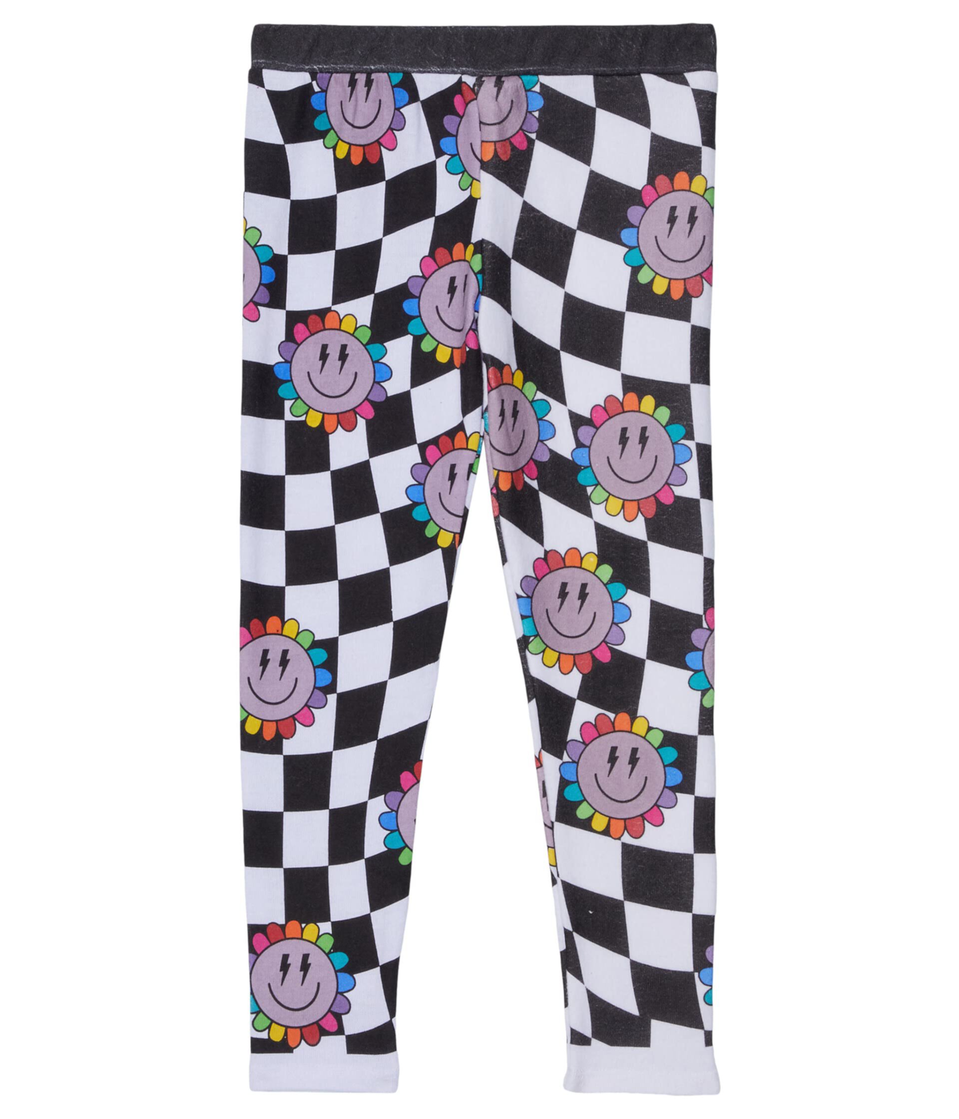 Спортивные Брюки Chaser Для Девочек Checkered Rainbow Daisy Pants Chaser