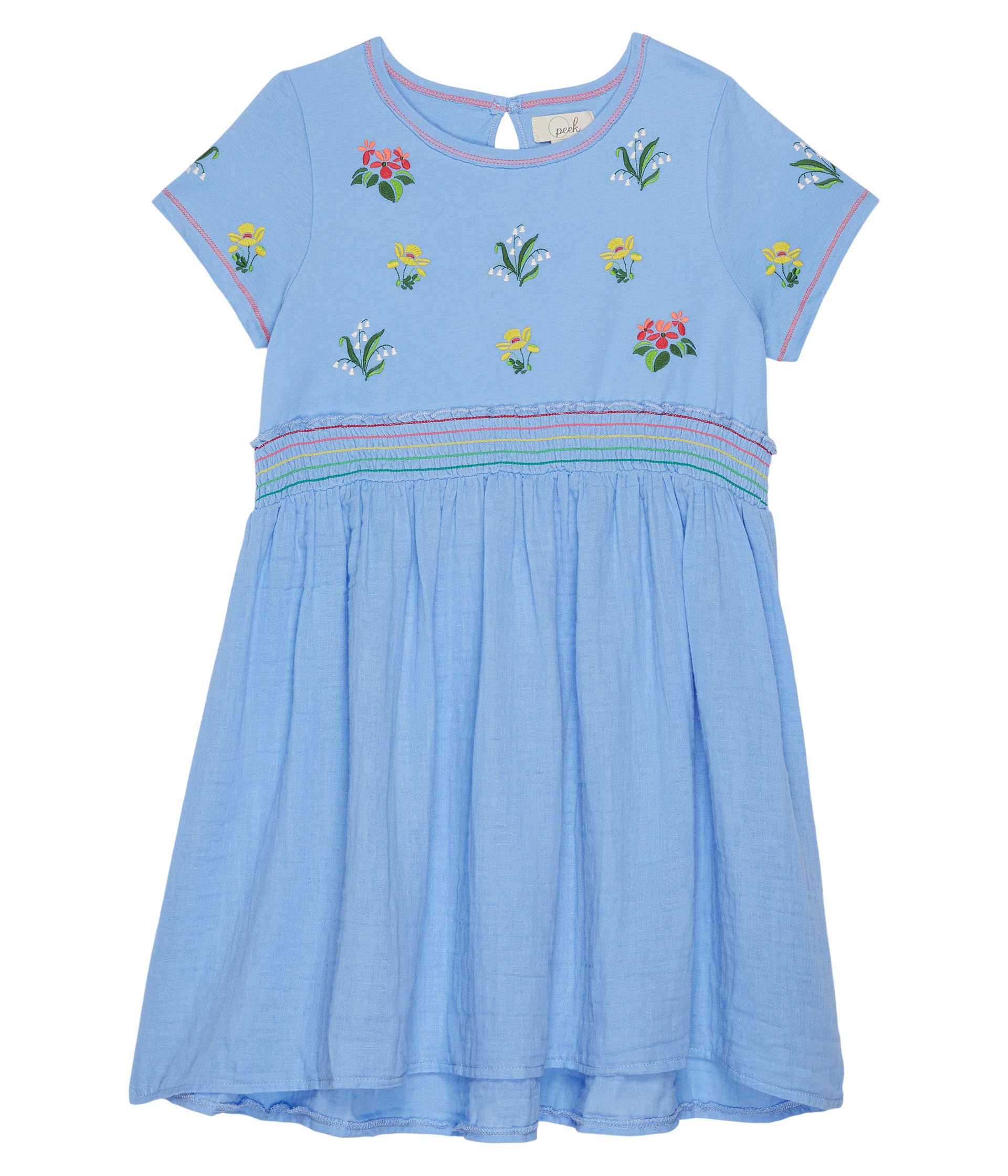 Платье с ботанической вышивкой (для малышей/маленьких детей/больших детей) PEEK