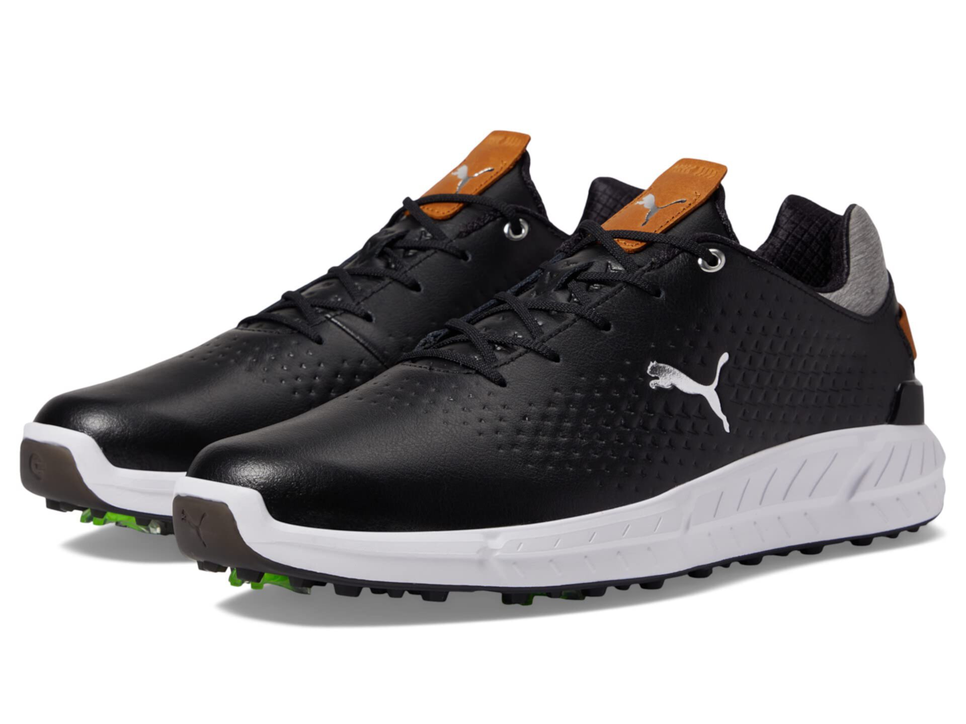 Кожаные гольф-ботинки PUMA Golf Ignite Articulate с шипами и логотипом PUMA Golf