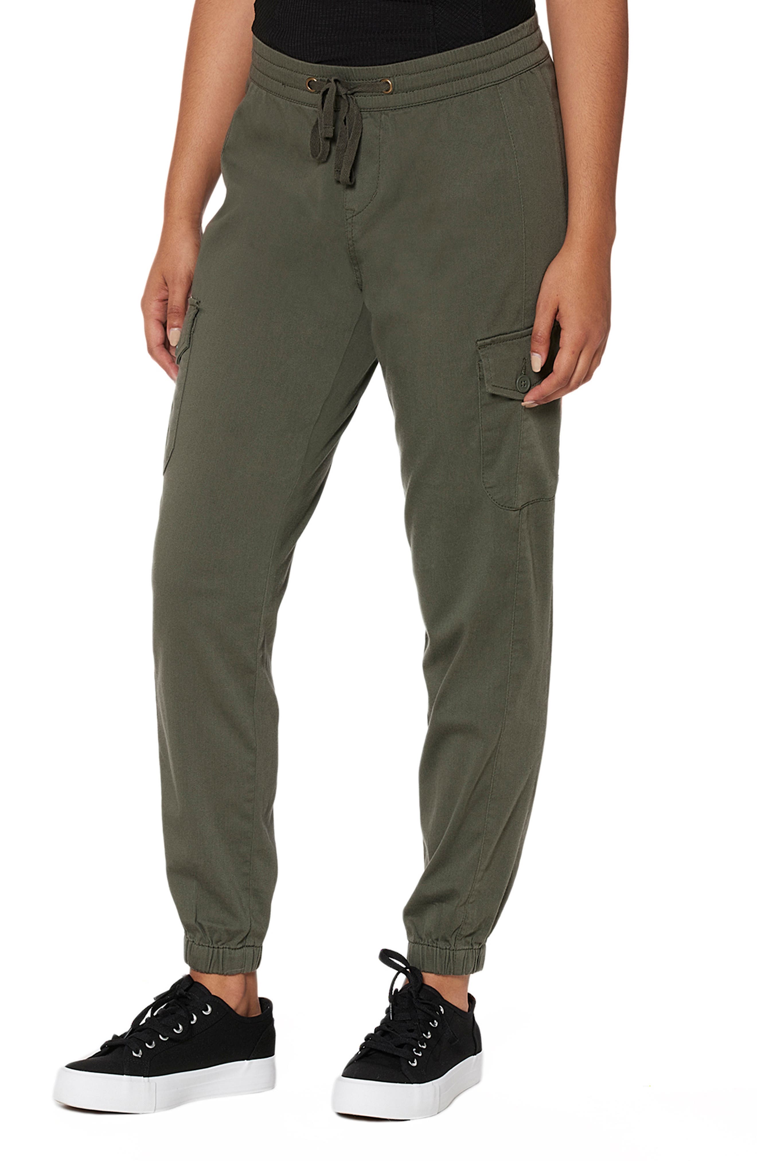Dani Stretch Sateen Cargo Joggers SUPPLIES BY UNION BAY