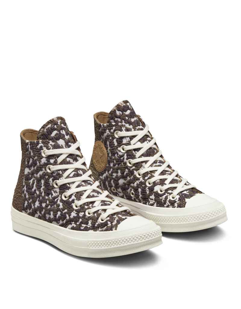 Коричневые кроссовки Converse Chuck 70 Hi Desert Camo Converse