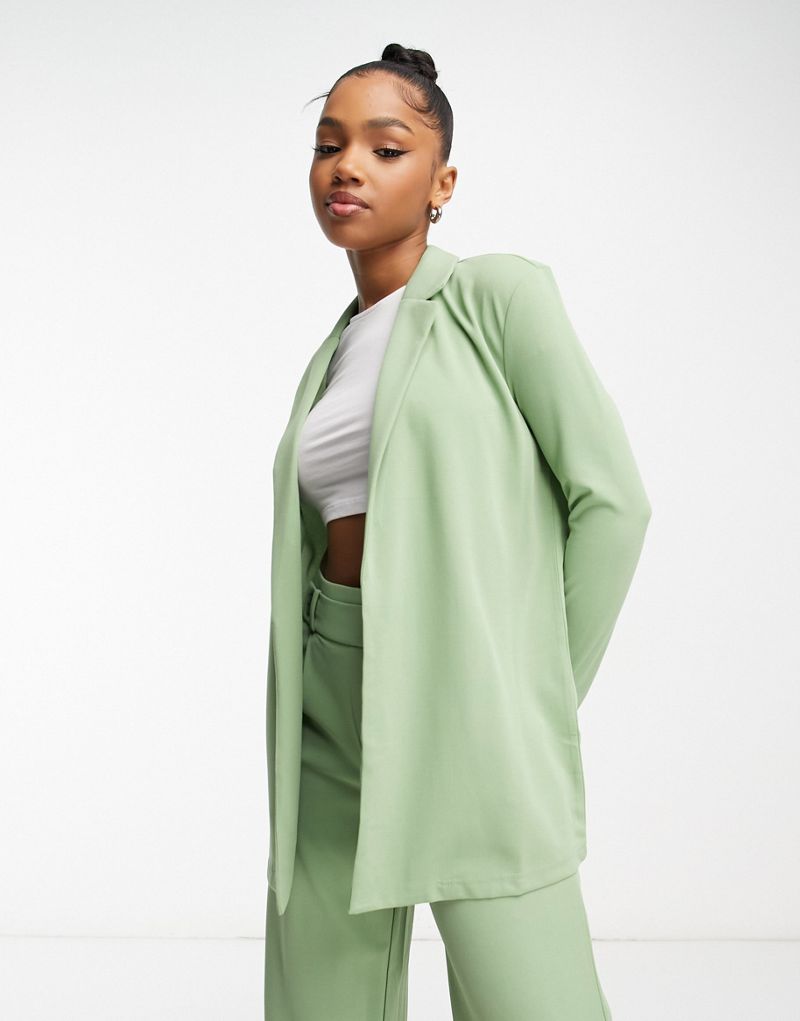 Легкий пиджак JDY серо-зеленого цвета — часть комплекта JDY