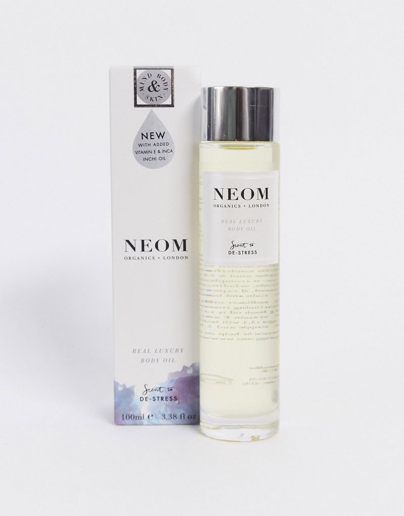 NEOM Real Luxury Витаминное масло для тела с лавандой, розовым деревом и жасмином, 100 мл NEOM