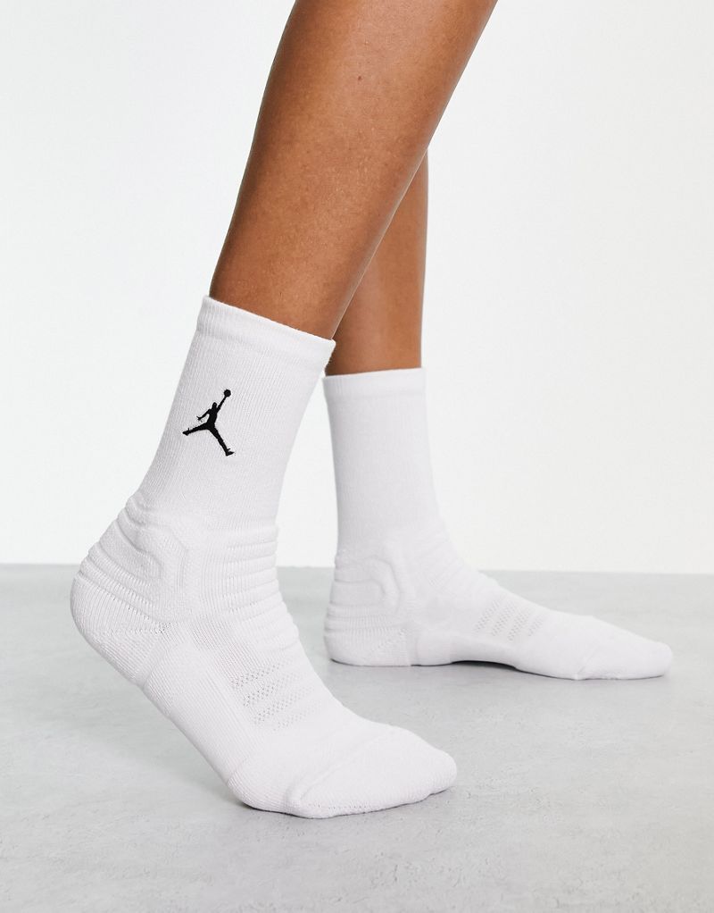 Белые баскетбольные носки Nike Jordan Flight Crew Nike