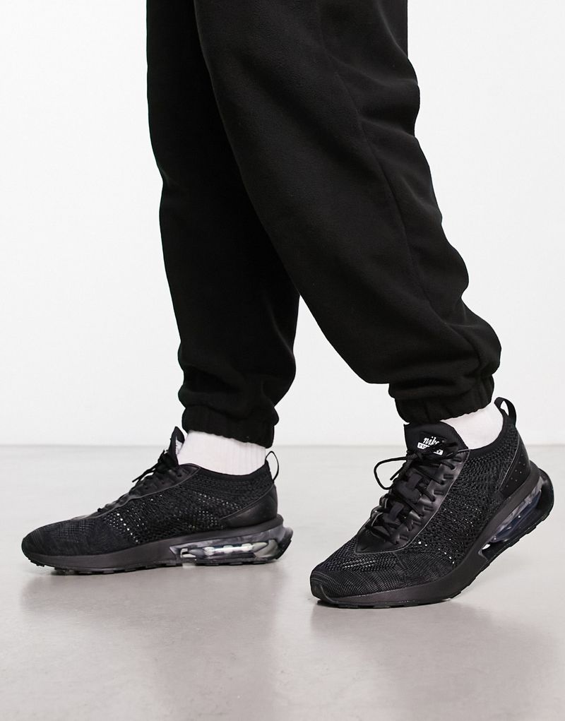  Мужские кроссовки для повседневной жизни Nike Air Max Flyknit Racer в черном цвете Nike