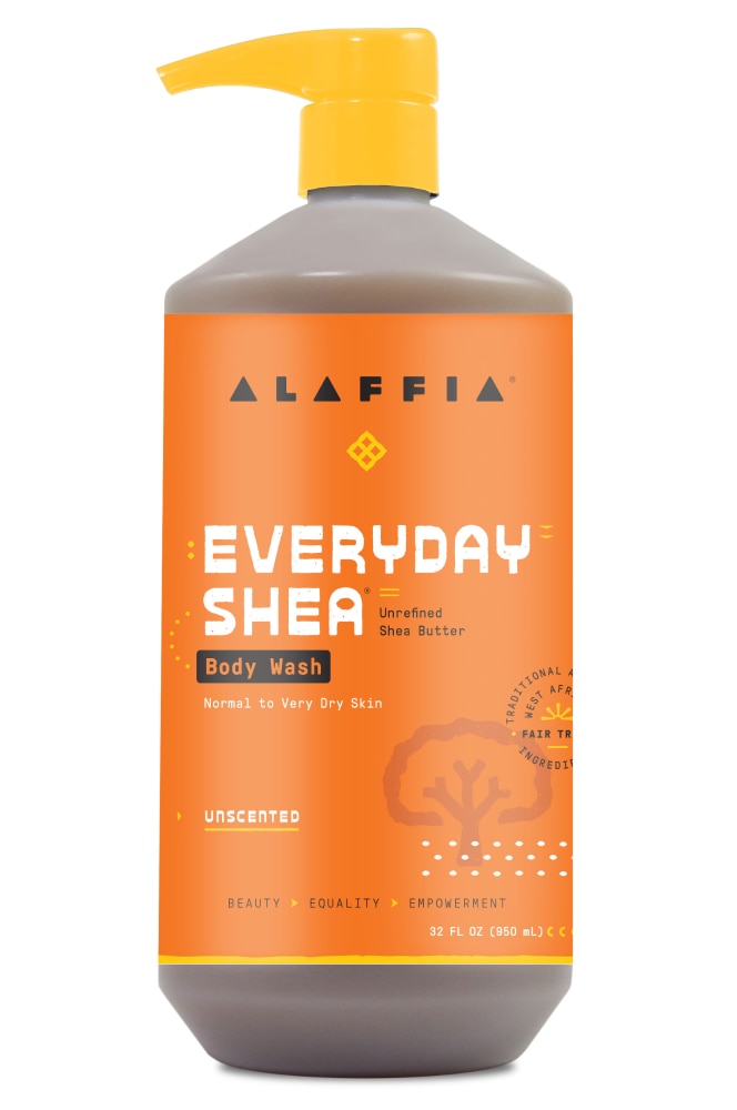 Увлажняющий гель для душа Alaffia Everyday Shea без запаха -- 32 жидких унции Alaffia