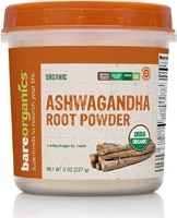 Ashwagandha Root Powder (Порошок) -- 8 oz (Унции) BareOrganics