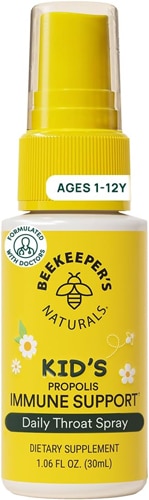 Kids Propolis Throat Spray (Спрей) -- 1.06 fl oz (Жидкие унции) Beekeeper's Naturals