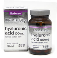 Beautiful Ally™ Hyaluronic Acid -- 100 mg - 90 Softgels (Мягкие капсулы) Bluebonnet Nutrition