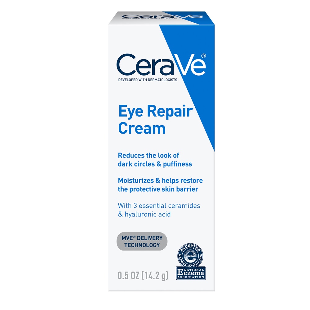 Восстанавливающий крем для кожи вокруг глаз CeraVe от темных кругов и отечности -- 0,5 унции CeraVe