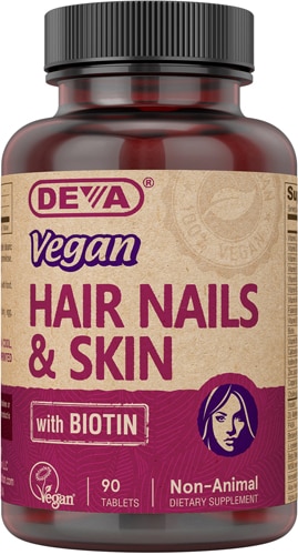 Vegan Hair Nails and Skin -- 90 Tablets (Таблетки) Deva