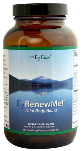 E3RenewMe!® Total Body Blend – 400 мг – 240 вегетарианских капсул E3Live