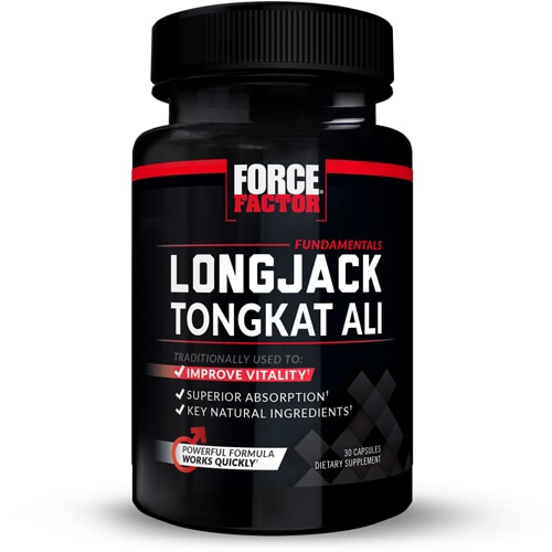 Longjack Tongkat Ali -- 500 mg - 30 Capsules (Капсулы) Force Factor