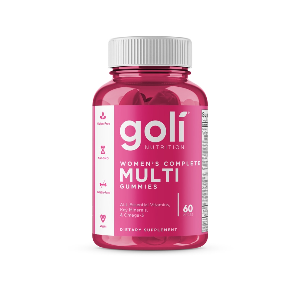 Women's Complete Multi Gummies (Жевательные конфеты) -- 60 Gummies Goli Nutrition