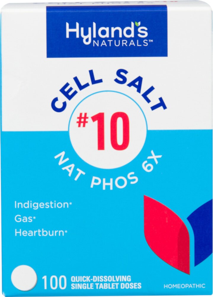 Naturals Cell Salt 10 Nat Phos 6X -- 100 Quick Dissolving Tab Hyland's