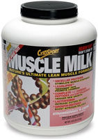 Настоящий протеиновый порошок — сертифицирован NSF для спортивной клубники и крема — 4,94 фунта Muscle Milk