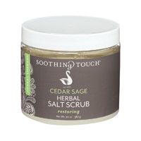 Травяной солевой скраб с кедром и шалфеем Soothing Touch, 20 унций Soothing Touch