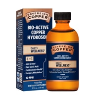 Sovereign Copper Bio-Active Copper Hydrosol Twist Top — 10 частей на миллион — 2 жидких унции Sovereign Copper
