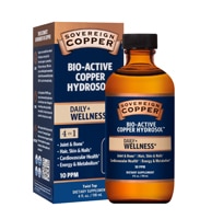 Sovereign Copper Bio-Active Copper Hydrosol Twist Top — 10 частей на миллион — 4 жидких унции Sovereign Copper