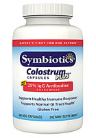 Symbiotics Colostrum Plus® -- 240 вегетарианских капсул Symbiotics