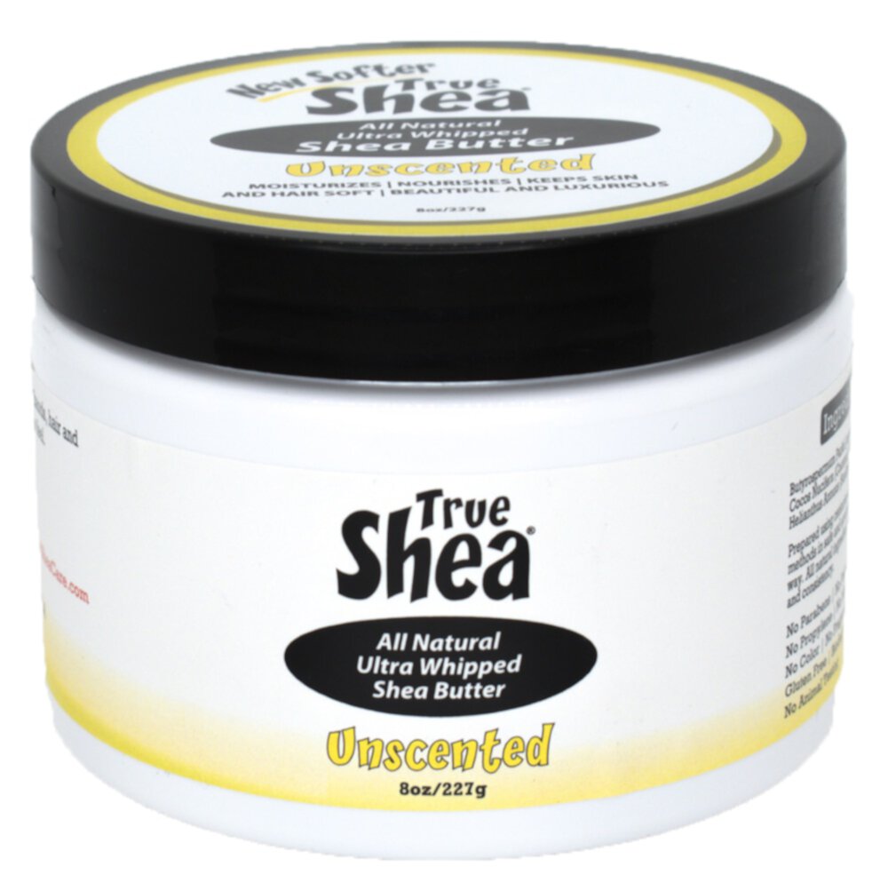 True Shea Ultra Whipped Shea Butter без запаха - 8 унций True Shea