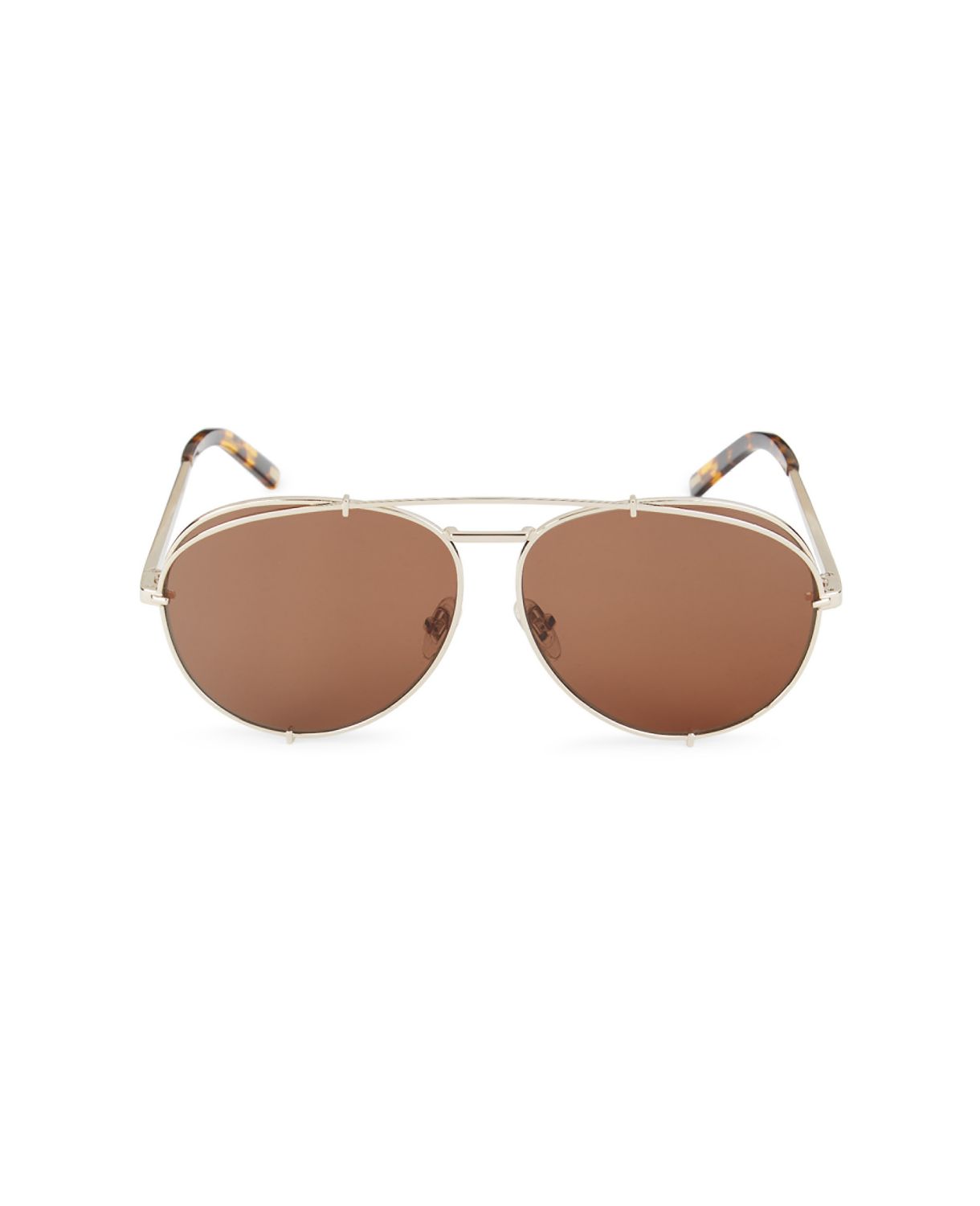 Солнцезащитные очки-авиаторы Koko 63MM DIFF Eyewear