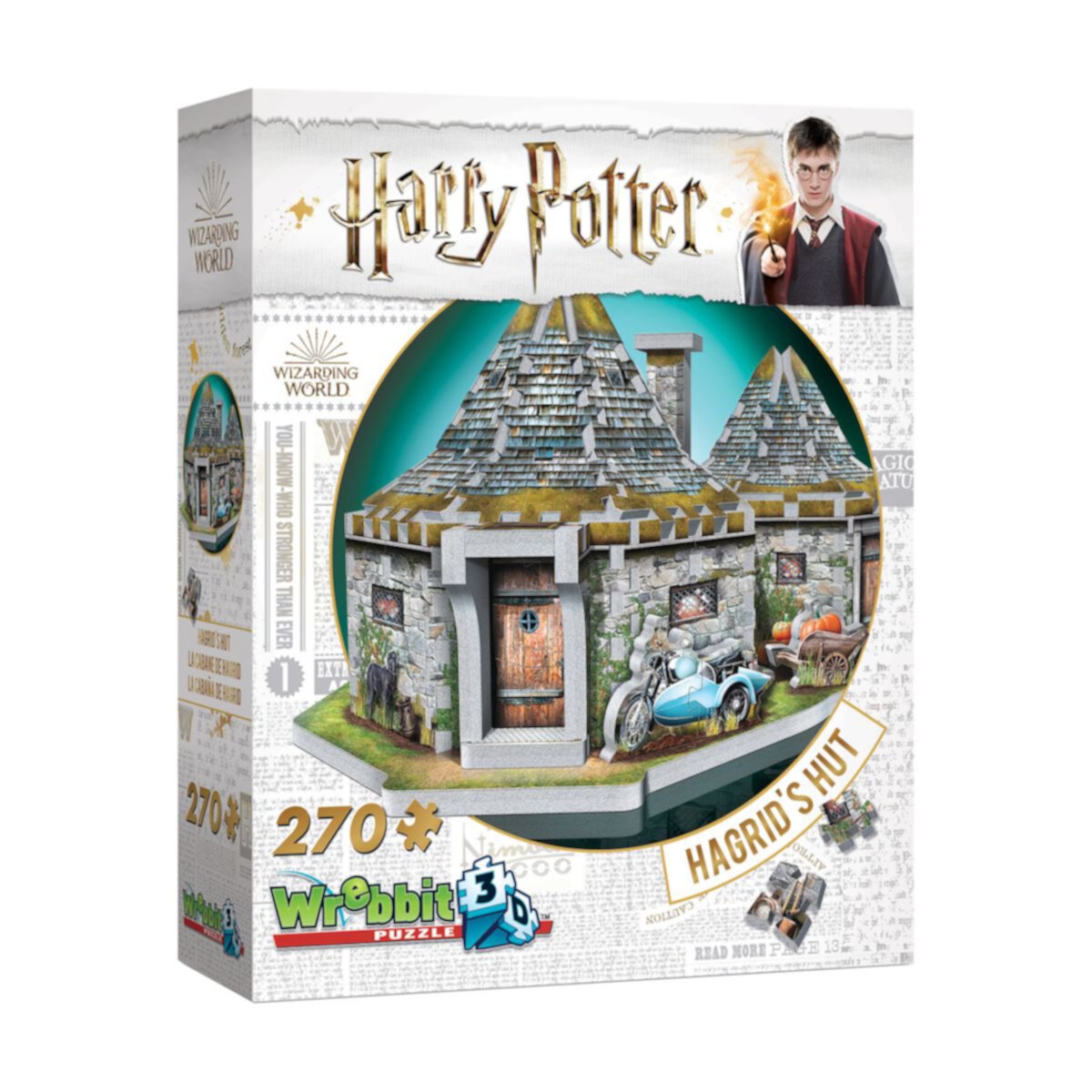 Коллекция Wrebbit Harry Potter - 3D-пазл «Хижина Хагрида»: 270 шт. Wrebbit