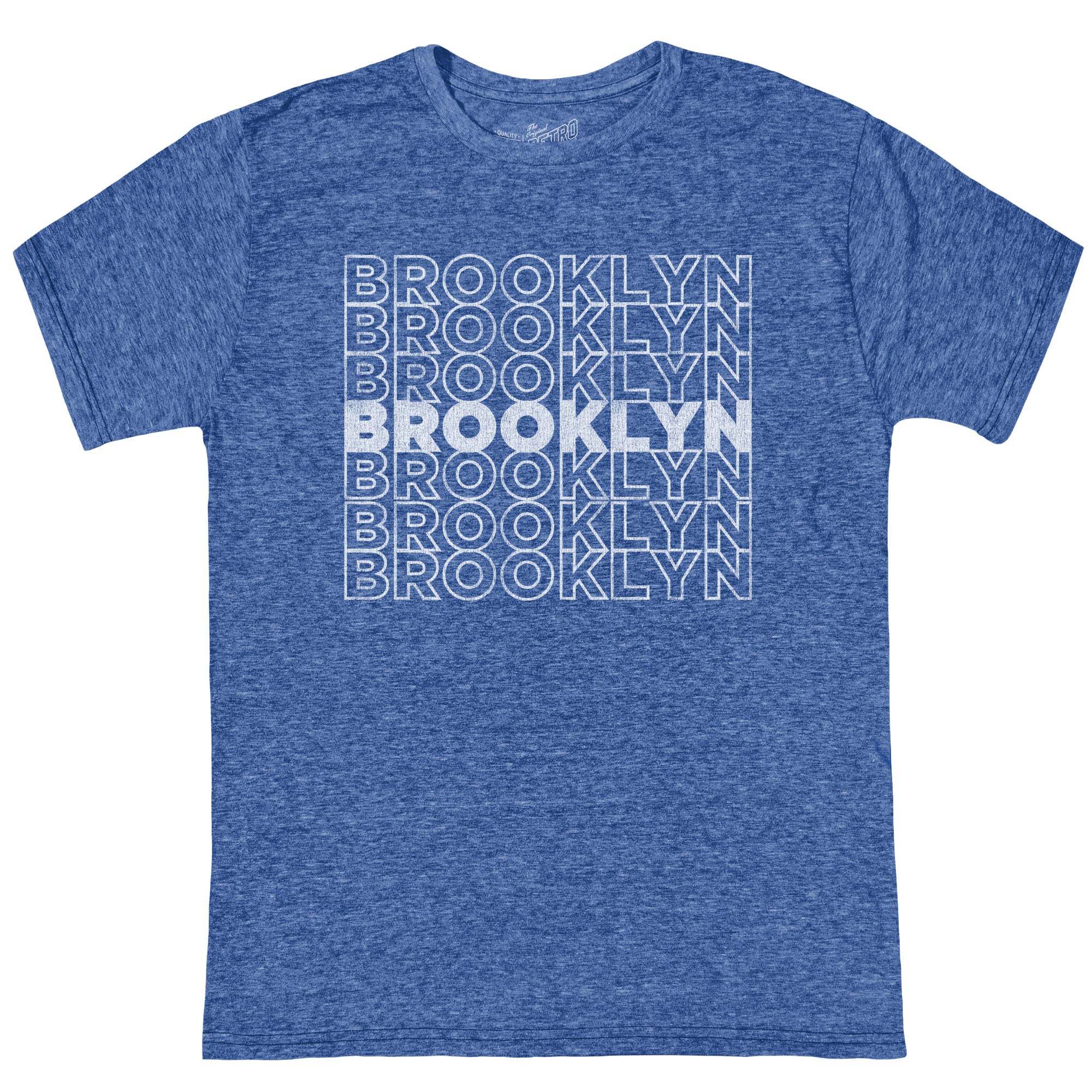 Футболка с круглым вырезом Tri-Blend Brooklyn Repeat (для больших детей) The Original Retro Brand Kids